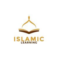 Muslim lernen Logo, Islam Lernen Logo Vorlage, islamisch Medien Vektor Illustration