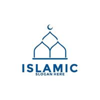 modern islamisch Luxus Logo Vektor Vorlage, Muslim Logo Symbol