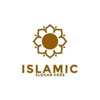 abstrakt Prämie Luxus Logo Design, Blume Ornament islamisch Logo Design Vektor Vorlage