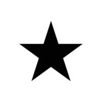 Star Symbol Vektor Design Vorlage im Weiß Hintergrund