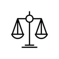 Rahmen von Gerechtigkeit Symbol Vektor Design Vorlage im Weiß Hintergrund