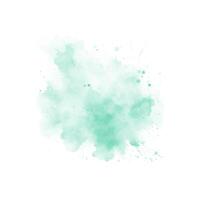 abstrakt Minze Grün Aquarell Wasser Spritzen. Vektor Aquarell Textur im Minze Farbe