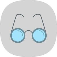 lesen Brille eben Kurve Symbol vektor