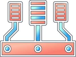 bil accelerator vektor ikon