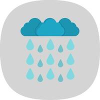 schwer Regen eben Kurve Symbol vektor