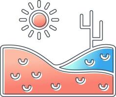 Symbol für Wüstenvektor vektor