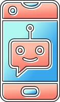 chatbot vektor ikon