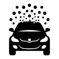 ai generiert einfach Auto Waschen Logo. Vektor Illustration