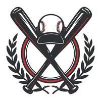 ai generiert einfach Baseball Verein Logo. Vektor Illustration