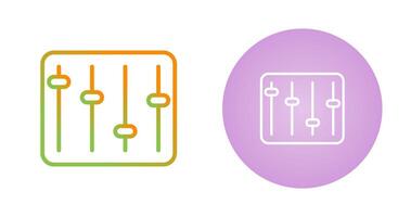 equalizer vektor ikon