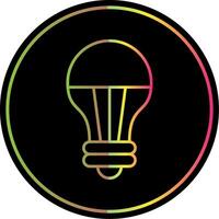 LED Licht Linie Gradient fällig Farbe Symbol vektor