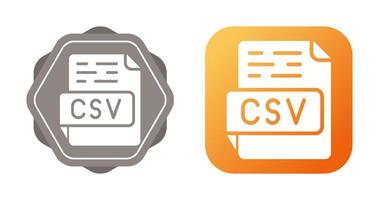 csv-Vektorsymbol vektor