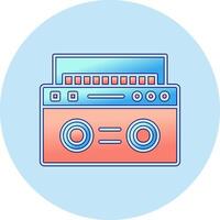 Symbol für Boombox-Vektor vektor