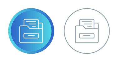 Vektorsymbol für Dateiordner vektor