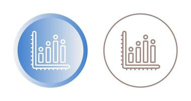 Balkendiagramm-Vektorsymbol vektor