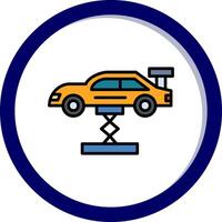 Auto Heben Vektor Symbol