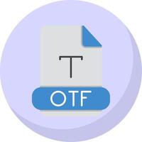 otf eben Blase Symbol vektor