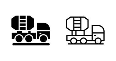 Mischer-LKW-Vektor-Symbol vektor