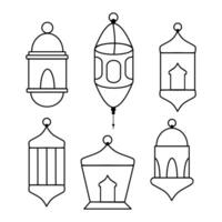 ramadan lykta eller arabicum lampa ikon stock vektor. lämplig för ramadan kareem design, eid mubarak, islamic hälsning kort, och social media flygblad element design. vektor