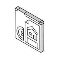 Nachlass Planung finanziell Berater isometrisch Symbol Vektor Illustration