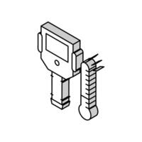 Thermal- Imager isometrisch Symbol Vektor Illustration