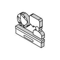 sport Nyheter isometrisk ikon vektor illustration