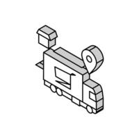 Geschäft Lieferung Bedienung isometrisch Symbol Vektor Illustration