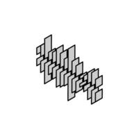 kabellos Musik- Lautsprecher isometrisch Symbol Vektor Illustration