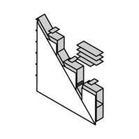 Analysieren Infografik isometrisch Symbol Vektor Illustration