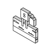 Verkauf Land isometrisch Symbol Vektor Illustration