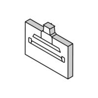 Ernten Maschine isometrisch Symbol Vektor Illustration