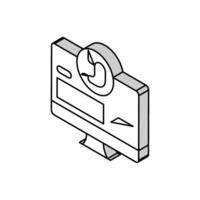 resultat bariatrisk isometrisk ikon vektor illustration