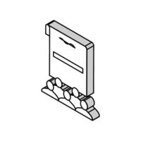 Sozial Normen Gesetz Wörterbuch isometrisch Symbol Vektor Illustration