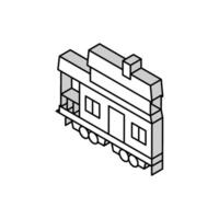 Handy, Mobiltelefon Zuhause Haus isometrisch Symbol Vektor Illustration