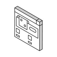 Mega Verkauf isometrisch Symbol Vektor Illustration