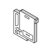 Überleitung zu ifrs International finanziell Berichterstattung Standards und Einführung von Neu Standards isometrisch Symbol Vektor Illustration