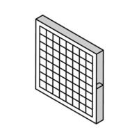 schackspel isometrisk ikon vektorillustration vektor