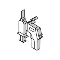 Krankheit Verhütung isometrisch Symbol Vektor Illustration