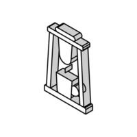 Chorleiter Kaffee isometrisch Symbol Vektor Illustration