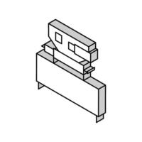 choklad tillverkning Utrustning isometrisk ikon vektor illustration