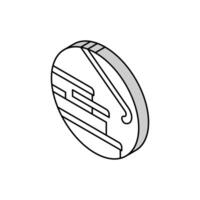 Treppe Wiederherstellung isometrisch Symbol Vektor Illustration