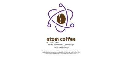 Kaffee Geschäft und Essen Logo Design zum Logo Designer oder Netz Entwickler vektor