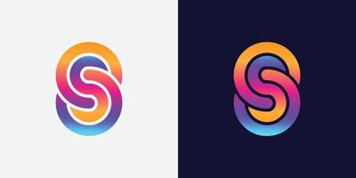 s Logo Design Gradient vektor