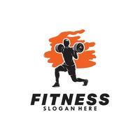 Fitness Vektor Logo Design Vorlage