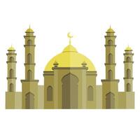 künstlerisch Moschee die Architektur Symbol Konzept zum Ramadan und eid Vektor islamisch Illustration