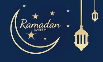 glücklich Ramadan kareem Vorlage Design. vektor