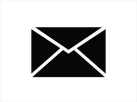 Mail Symbol im Basic Gerade eben Stil. Vektor Illustration.