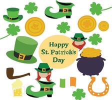 Lycklig st patricks dag vektor illustration