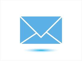 Mail Symbol im Basic Gerade eben Stil. Vektor Illustration.
