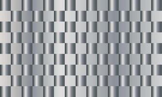 abstrakt rektangulär horisontell metallisk grå bakgrund med checkerboard lutning vektor